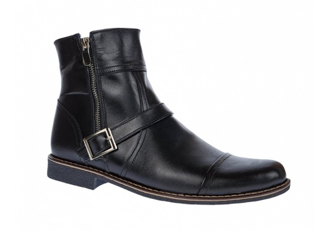 Ghete barbati casual din piele naturala, Made in Romania GJONN